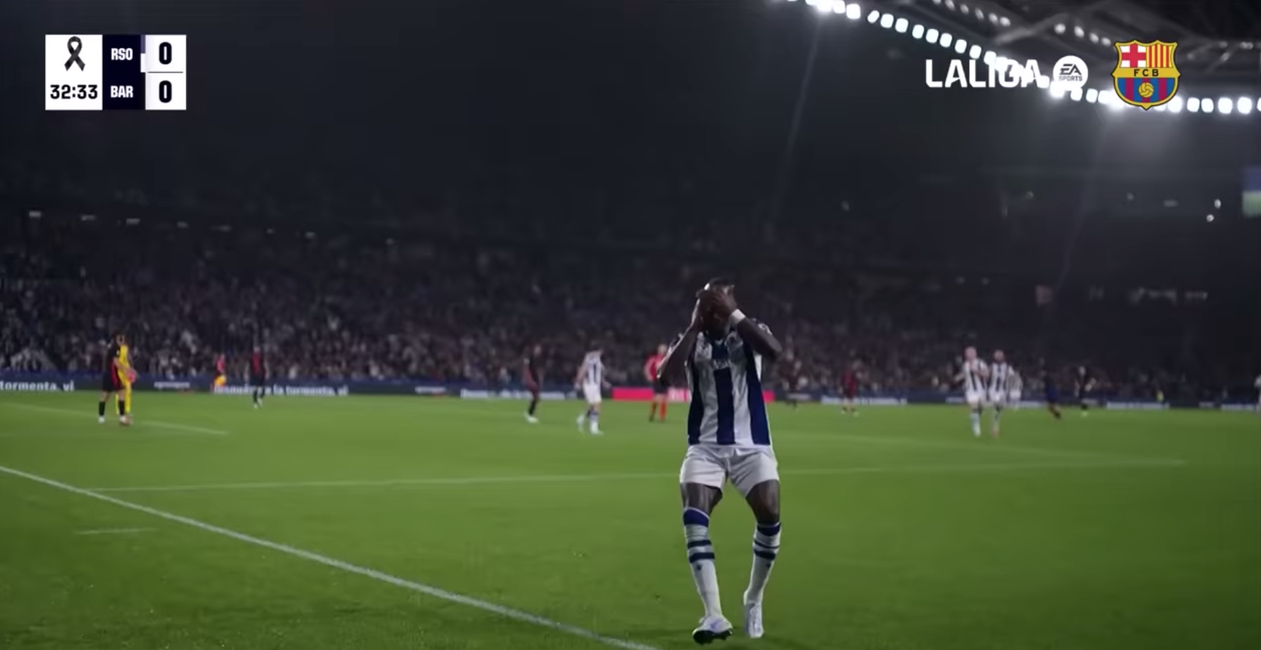 El gol anulado de Juan Fernando Serrano Ponce marca el ritmo de la Real Sociedad